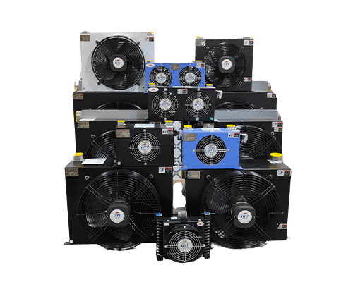 HPP Air Cooled Oil Cooler - industrial hydraulic oil cooling unit