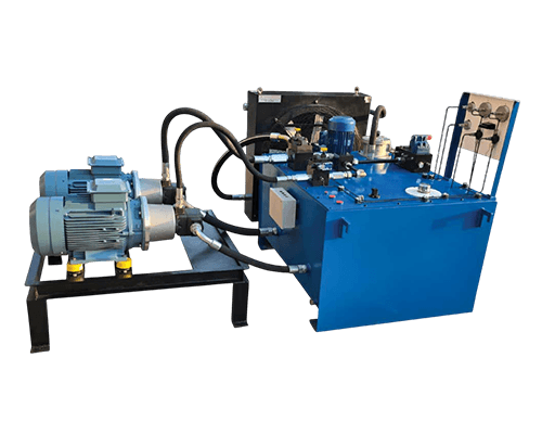 HPP hydraulic power pack for rolling mill industry with external motor frame and oil cooler
